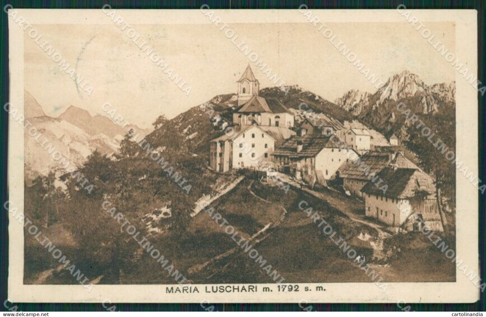 Udine Tarvisio Maria Luschari Cartolina KV4253 - Udine