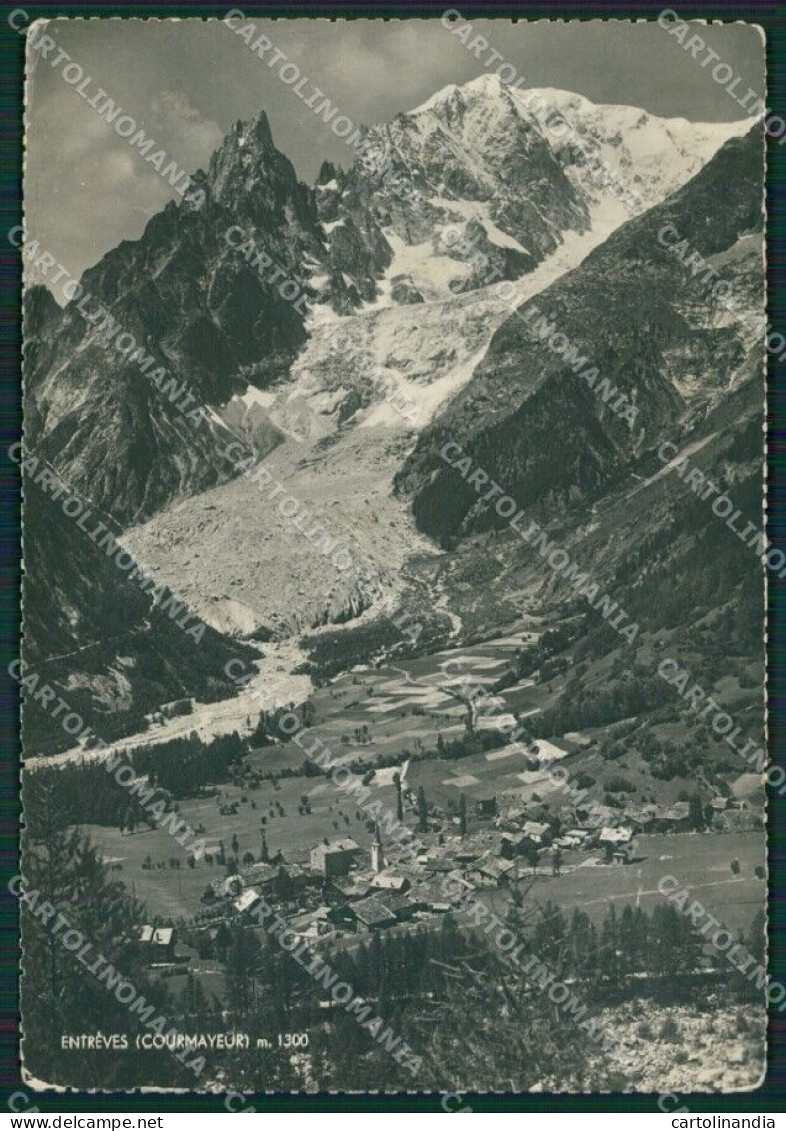 Aosta Courmayeur Entrèves PIEGHE MACCHIE Foto FG Cartolina KB1915 - Aosta