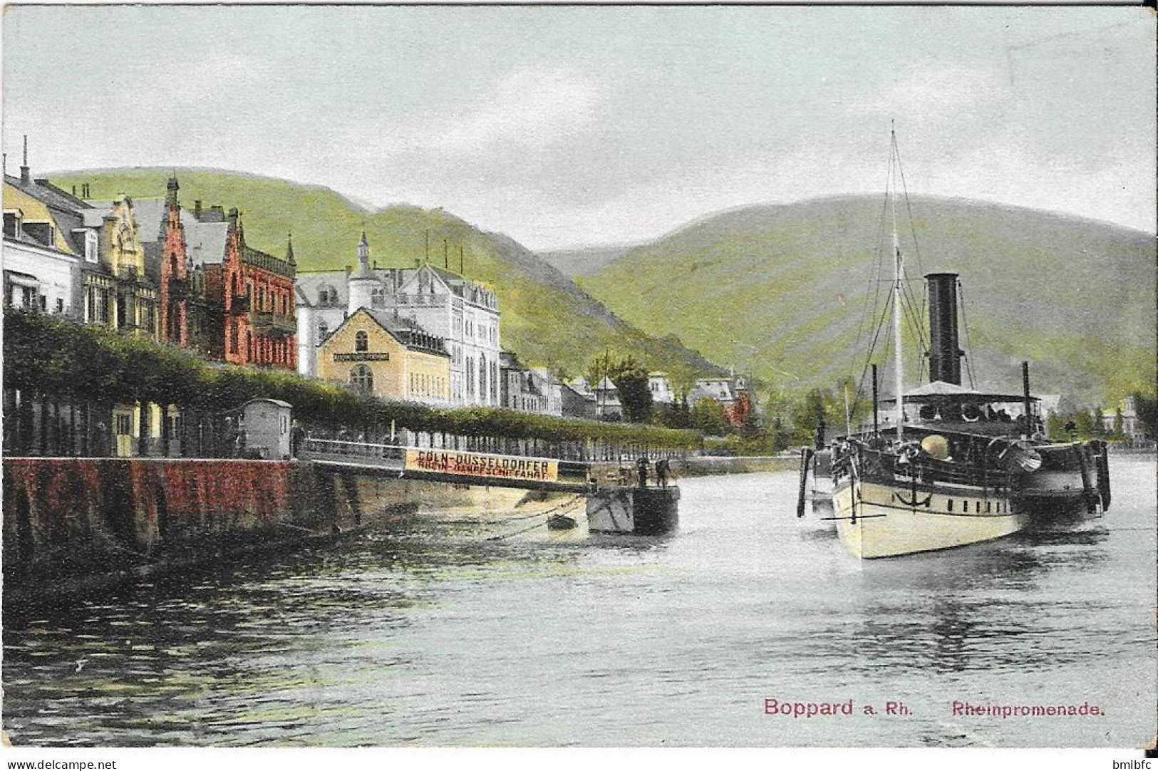 Boppard A Rh.  Rheinpromenade - Boppard