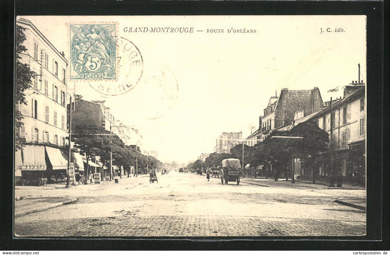 CPA Grand-Montrouge, Route D'Orleans  - Montrouge