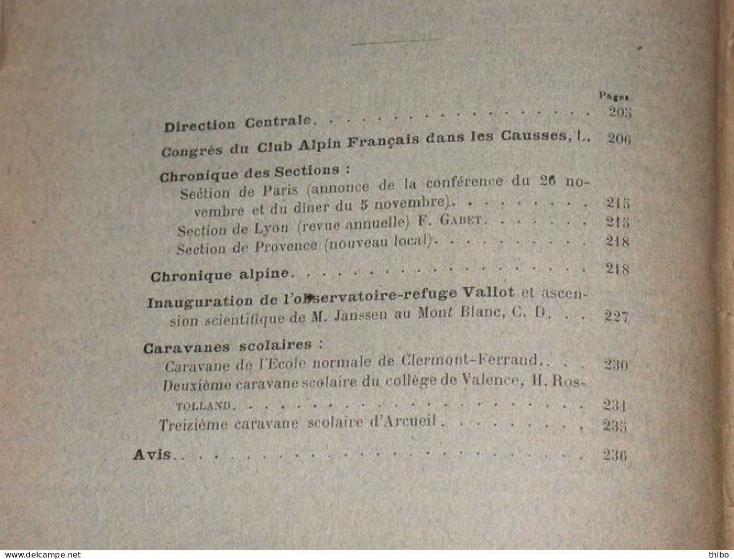 Cllub Alpin Français - N° 7 Octobre 1890 - Non Classés