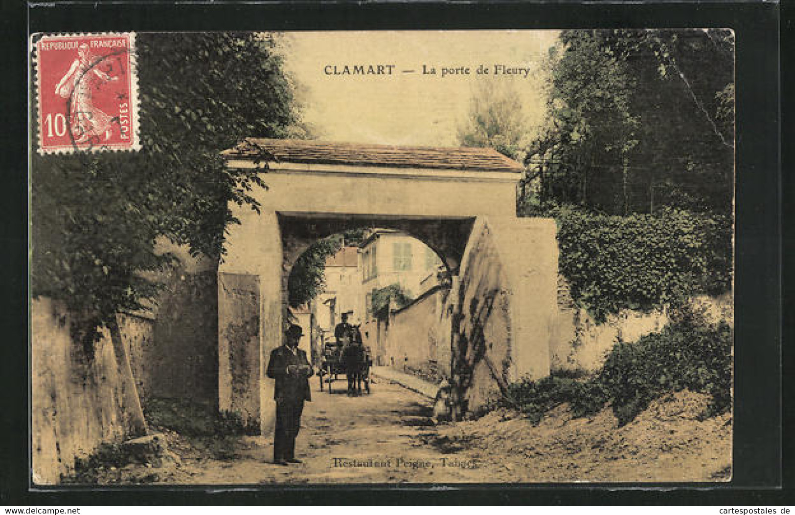 CPA Clamart, La Porte De Fleury  - Clamart
