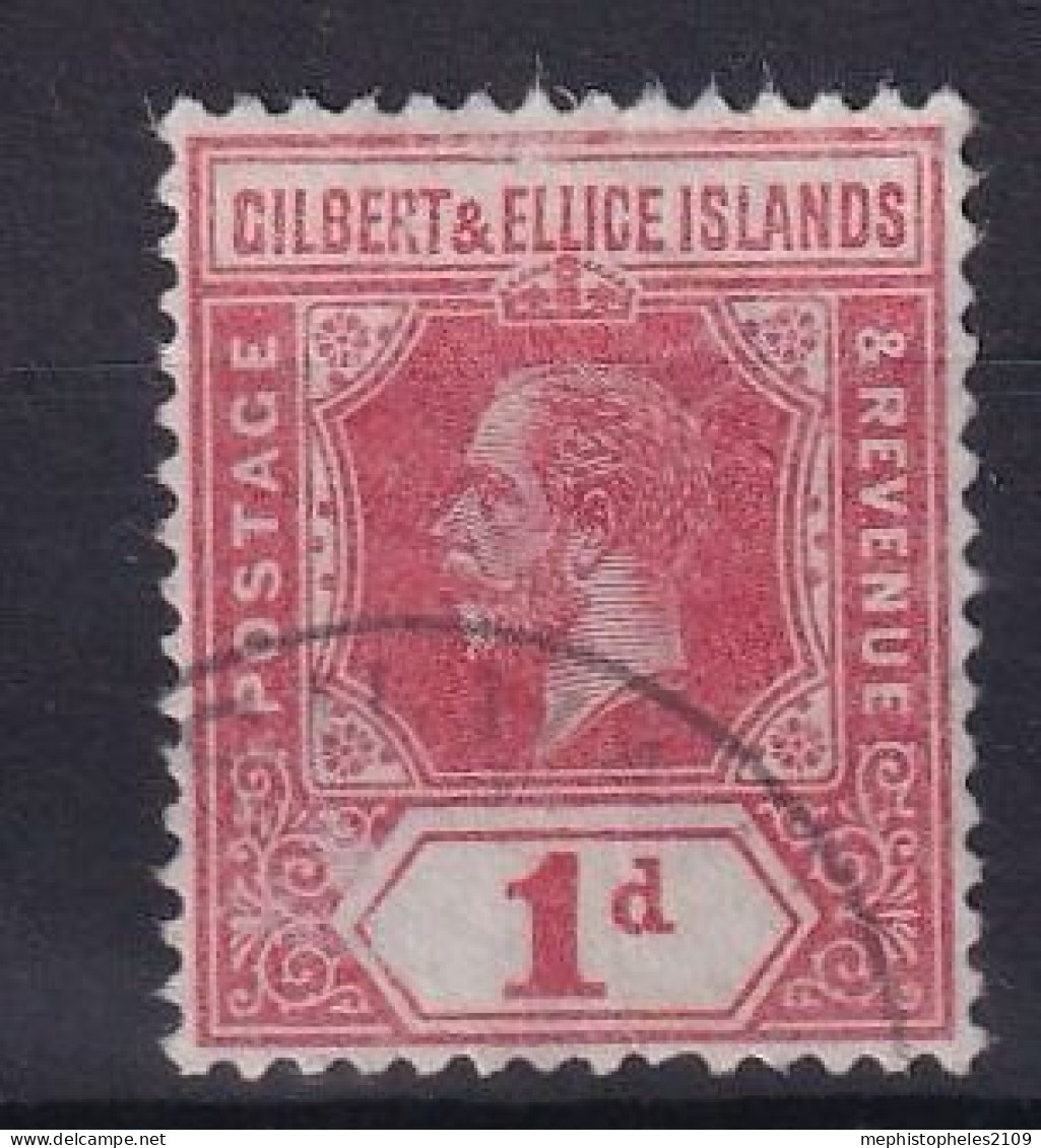 GILBERT & ELLIS ISLANDS 1912 - Canceled - Sc# 15 - Oceania (Other)