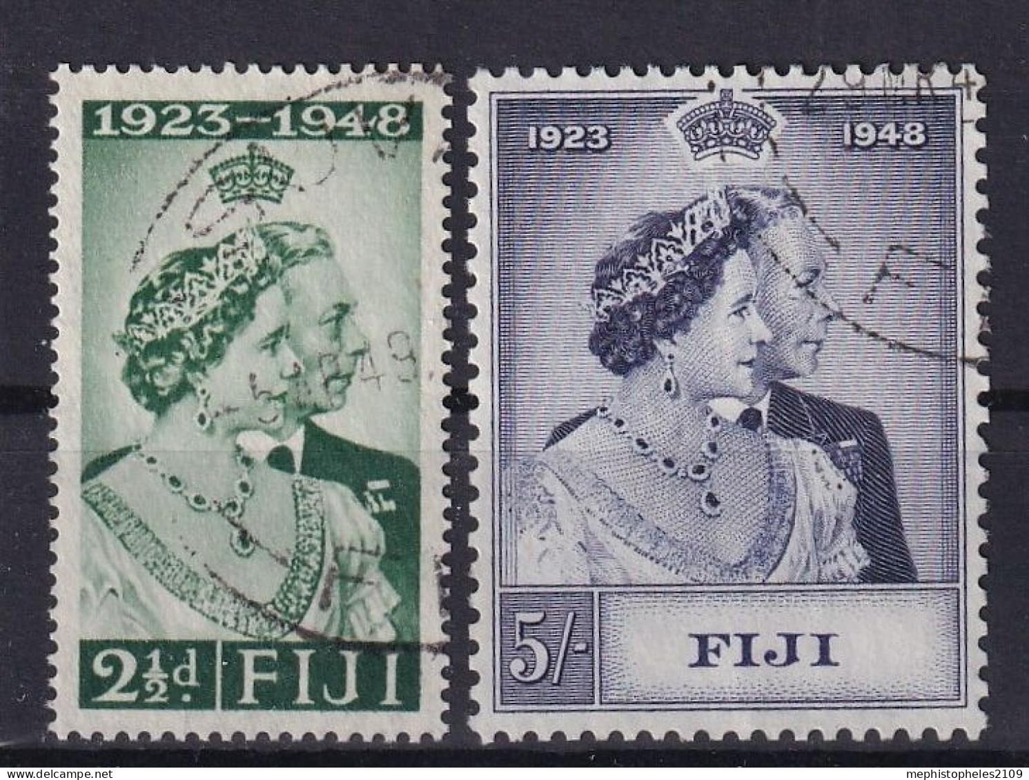 FIJI 1948 - Canceled - Sc# 139, 140 - Fidschi-Inseln (...-1970)