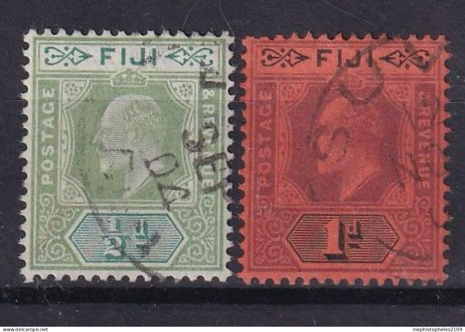 FIJI 1903 - Canceled - Sc# 59, 60 - Fidschi-Inseln (...-1970)