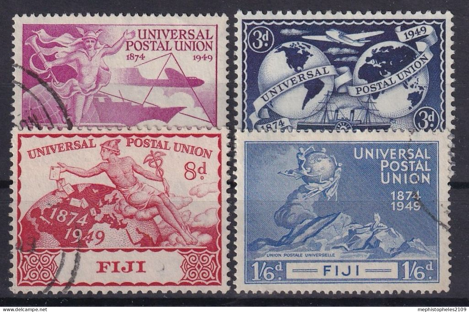 FIJI 1949 - Canceled - Sc# 141-144 - Fidji (...-1970)