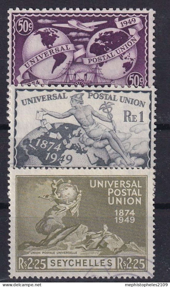 SEYCHELLES 1949 - Canceled - Sc# 154-156 - Seychellen (...-1976)