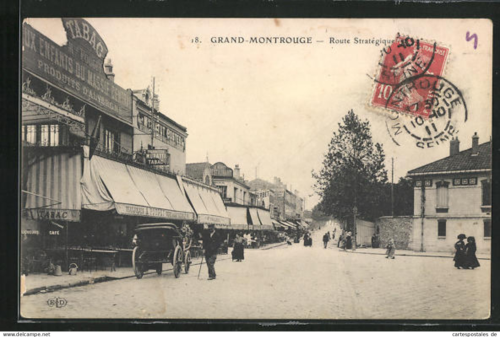 CPA Grand-Montrouge, Route Strategique  - Montrouge