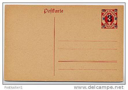 DANZIG P23 Postkarte 1922  Kat. 7,00 € - Ganzsachen