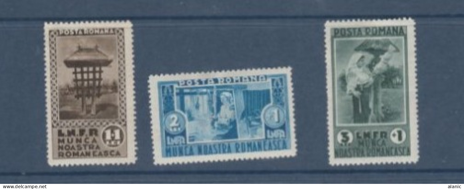 ROUMANIE-N°468/470  Neufs Avec Charnière-  SERIE COMPLETE (3 Valeurs)- LIGBE DES FEMMES  COTE+ 10€ - - Unused Stamps
