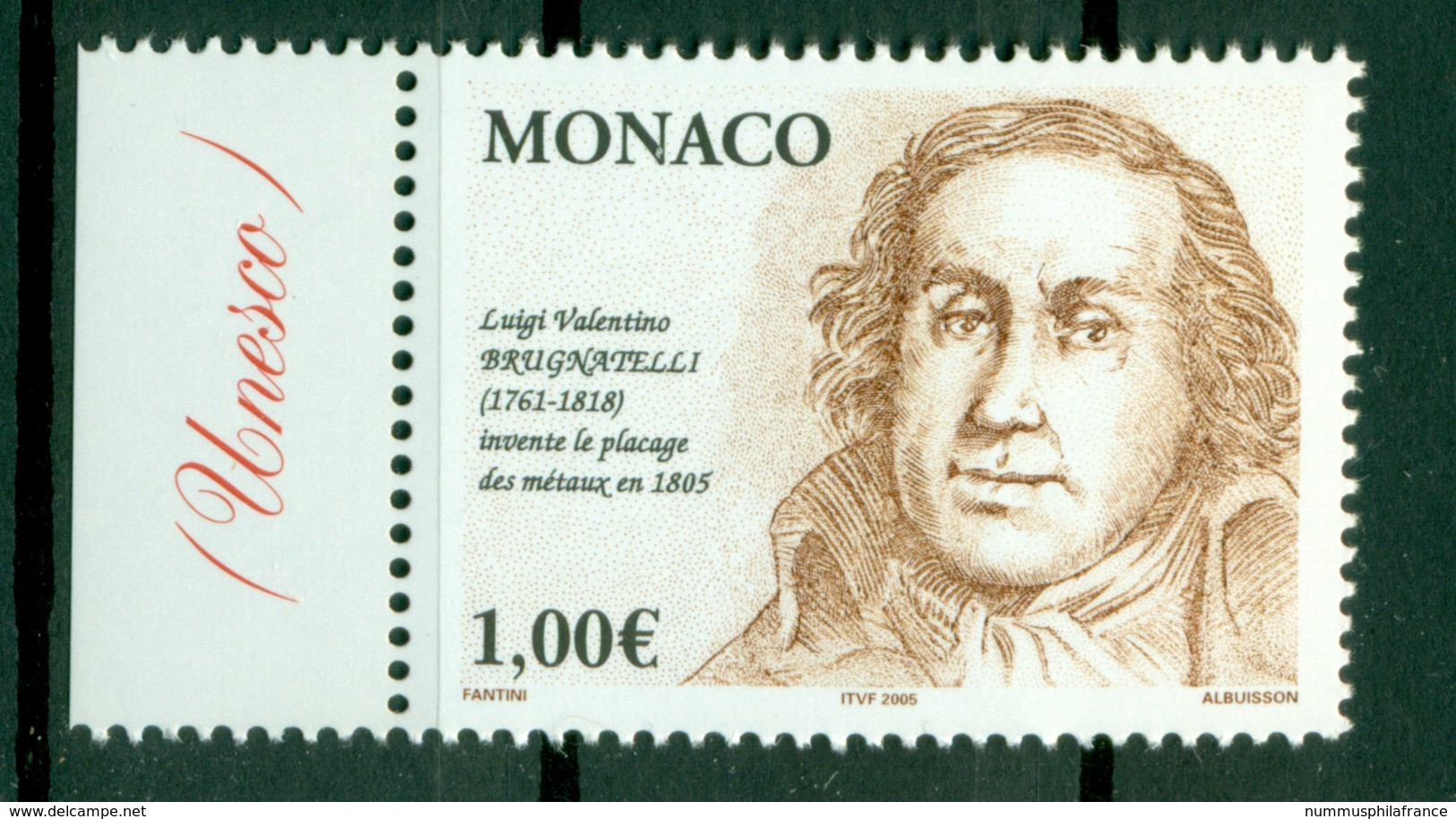 Monaco 2004 - Y & T N. 2475 - Luigi Valentino Brugnatelli - Ongebruikt