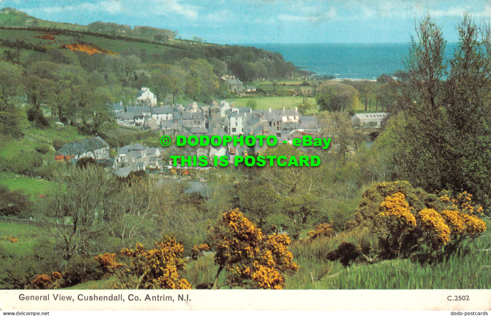 R509787 General View. Cushendall. Co. Antrim. N. I. E. T. W. Dennis - World