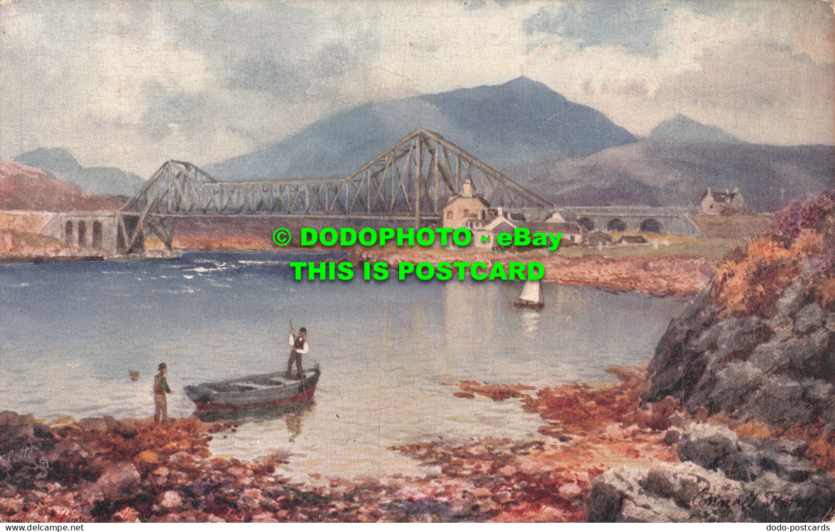 R509202 Connel Ferry. Bonnie Scotland. Loch Etive. Tuck. Oilette. Postcard No. 7 - World