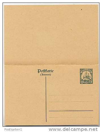 MARIANEN P12 Antwort-Postkarte  1919   Kat. 6,50 € - Islas Maríanas