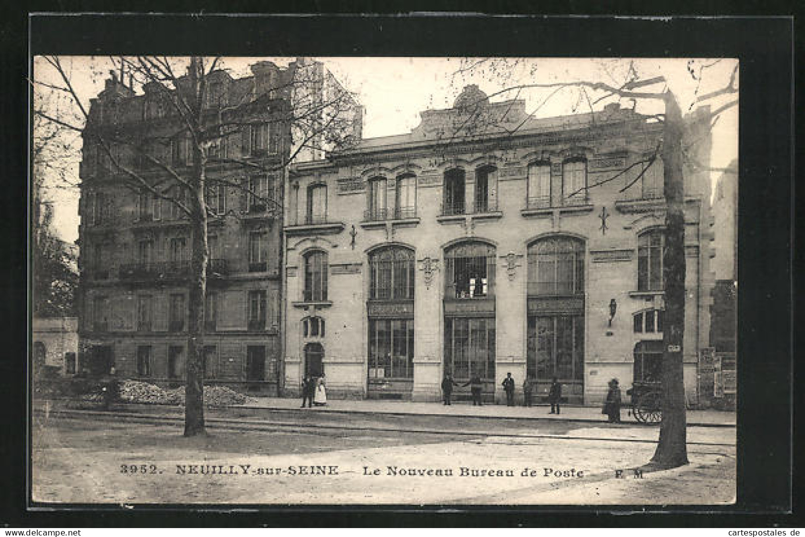 CPA Neuilly-sur-Seine, Le Nouveau Bureau De Poste  - Neuilly Sur Seine