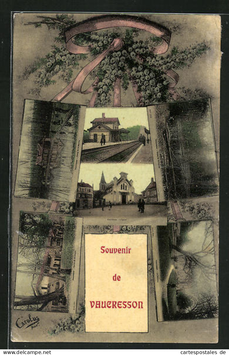 CPA Vaucresson, Souvenir De Vaucresson, Grusskarte Avec Fotos Des Ortes  - Vaucresson