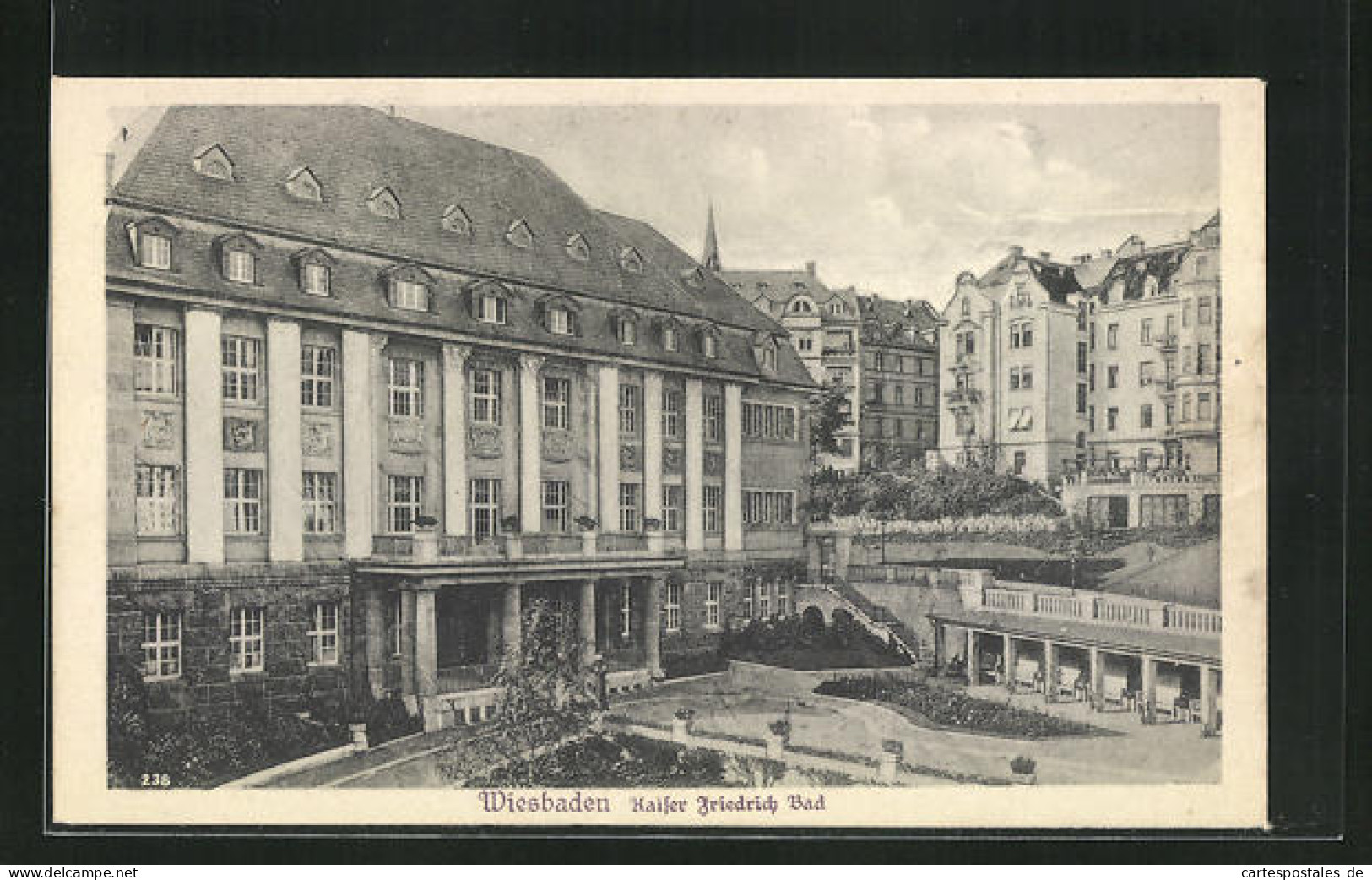 AK Wiesbaden, Hotel Kaiser Friedrich Bad  - Wiesbaden