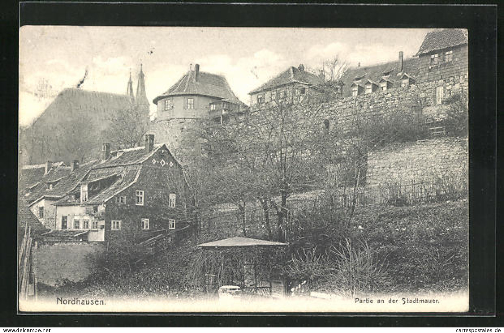 AK Nordhausen, Stadtmauer  - Nordhausen