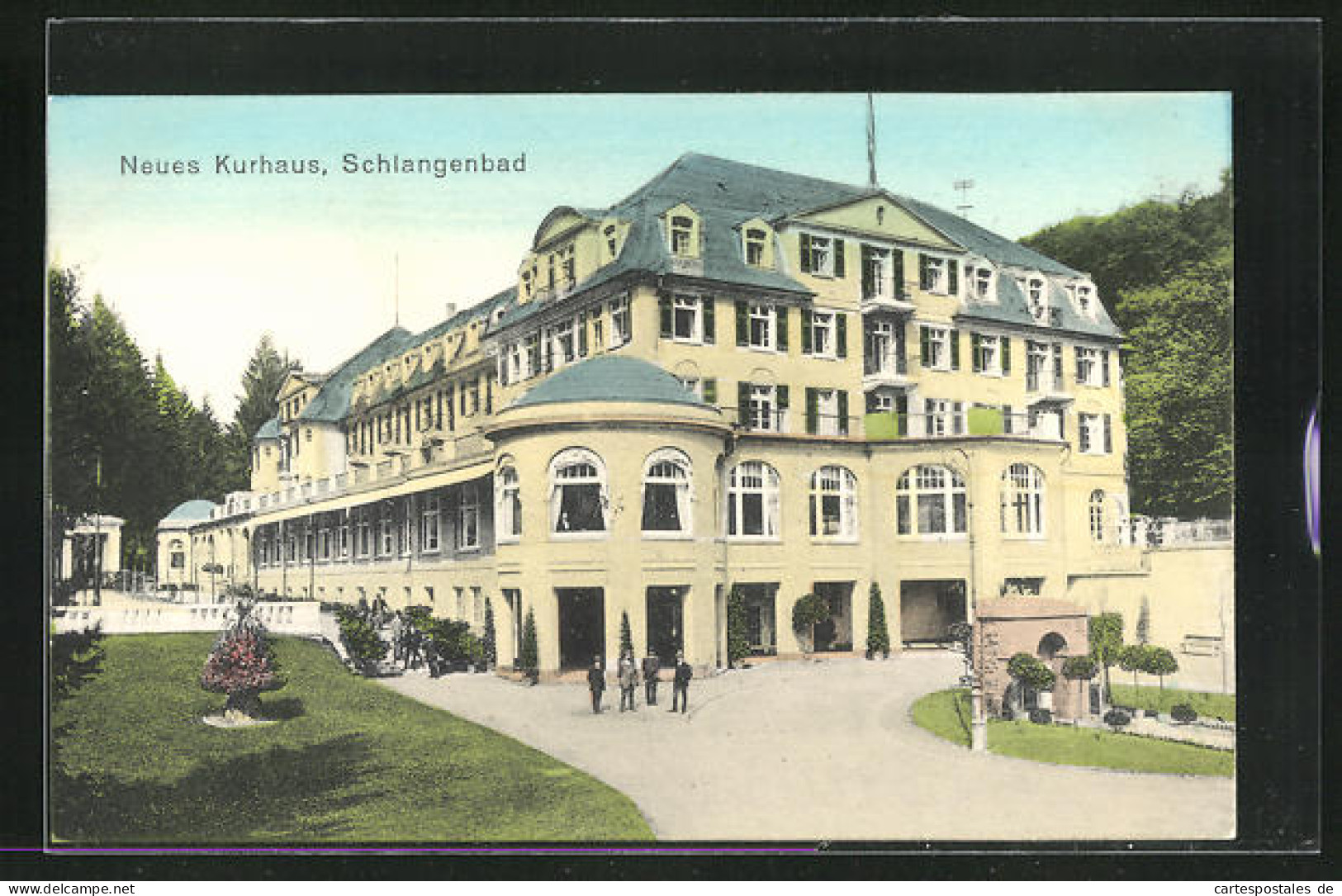 AK Schlangenbad, Am Neuen Kurhaus  - Schlangenbad