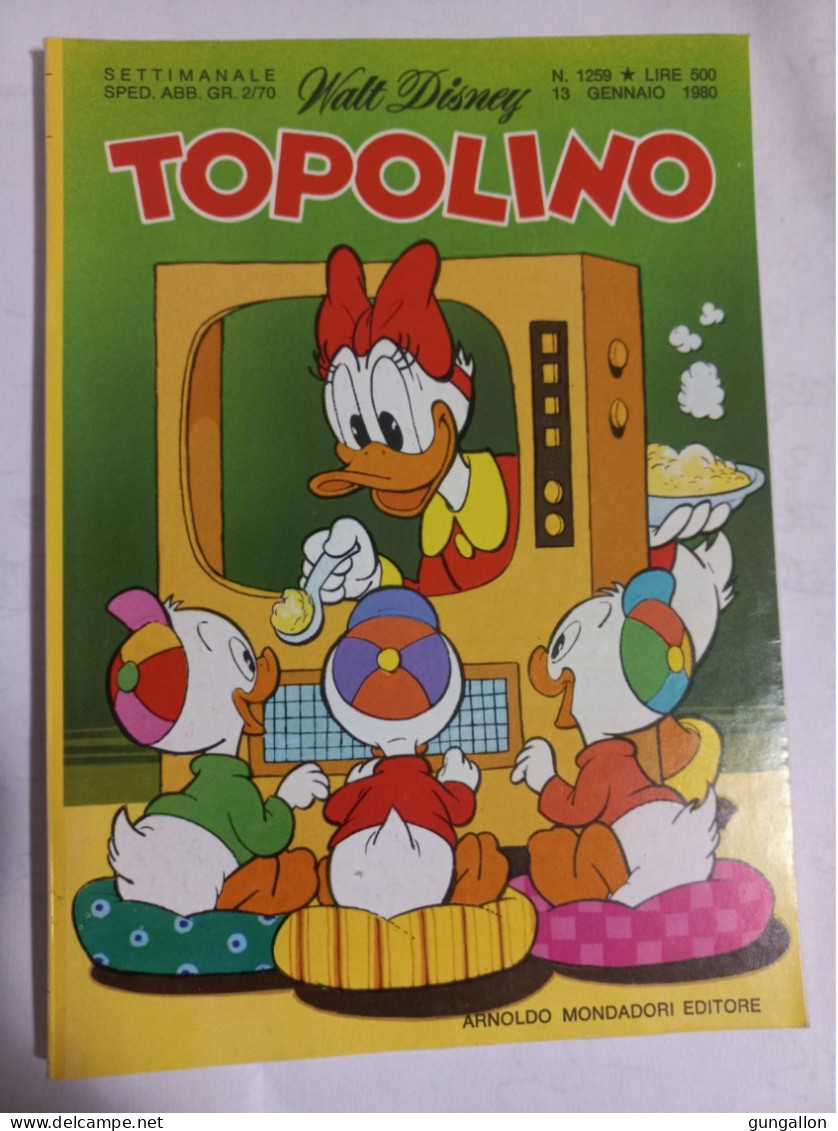 Topolino (Mondadori 1980)  N. 1259 - Disney