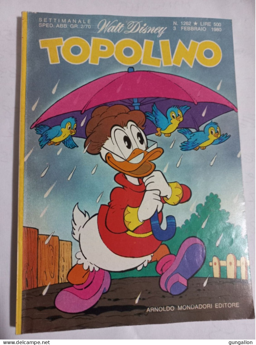 Topolino (Mondadori 1980)  N. 1262 - Disney