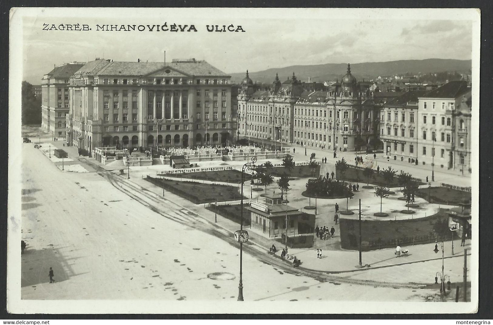 CROATIA  - ZAGREB - Mihanoviceva Ulica - Foto RPPC 1935 Old Postcard (see Sales Conditions) 10178 - Kroatien