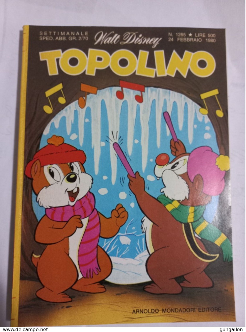 Topolino (Mondadori 1980)  N. 1265 - Disney