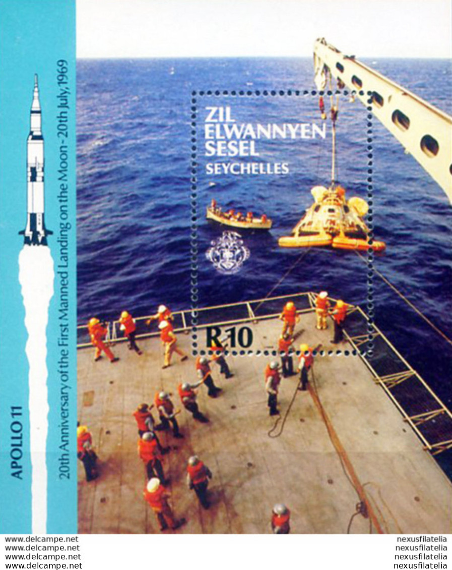 Isole Remote. Astronautica 1989. - Seychellen (1976-...)