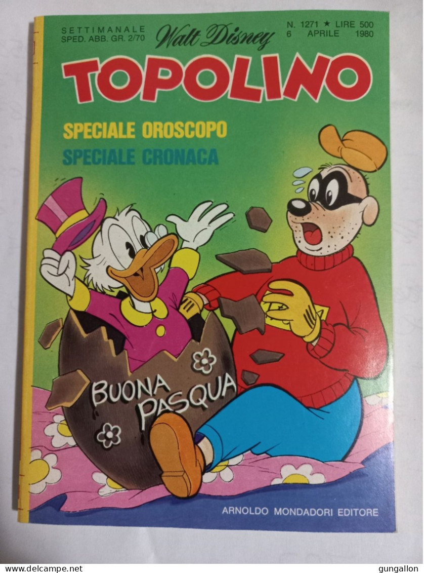 Topolino (Mondadori 1980)  N. 1271 - Disney