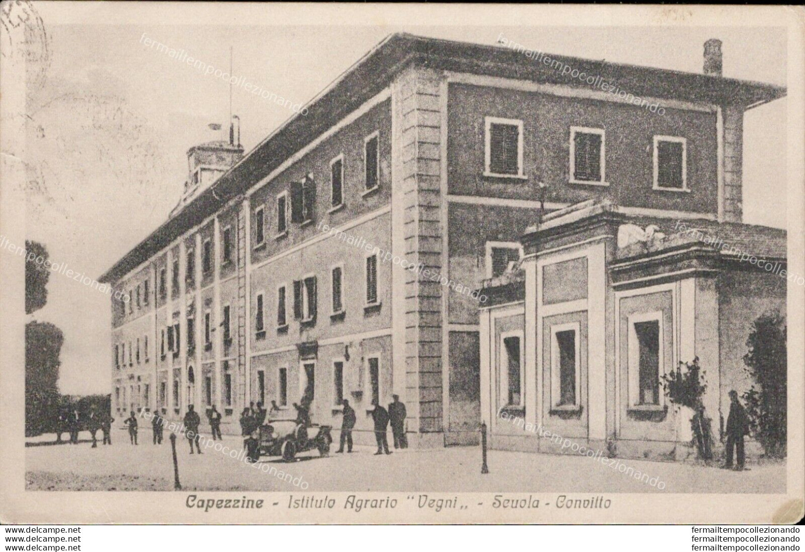 Ah552 Cartolina Capezzine Istituto Agrario Vegni Provincia Di Arezzo - Arezzo