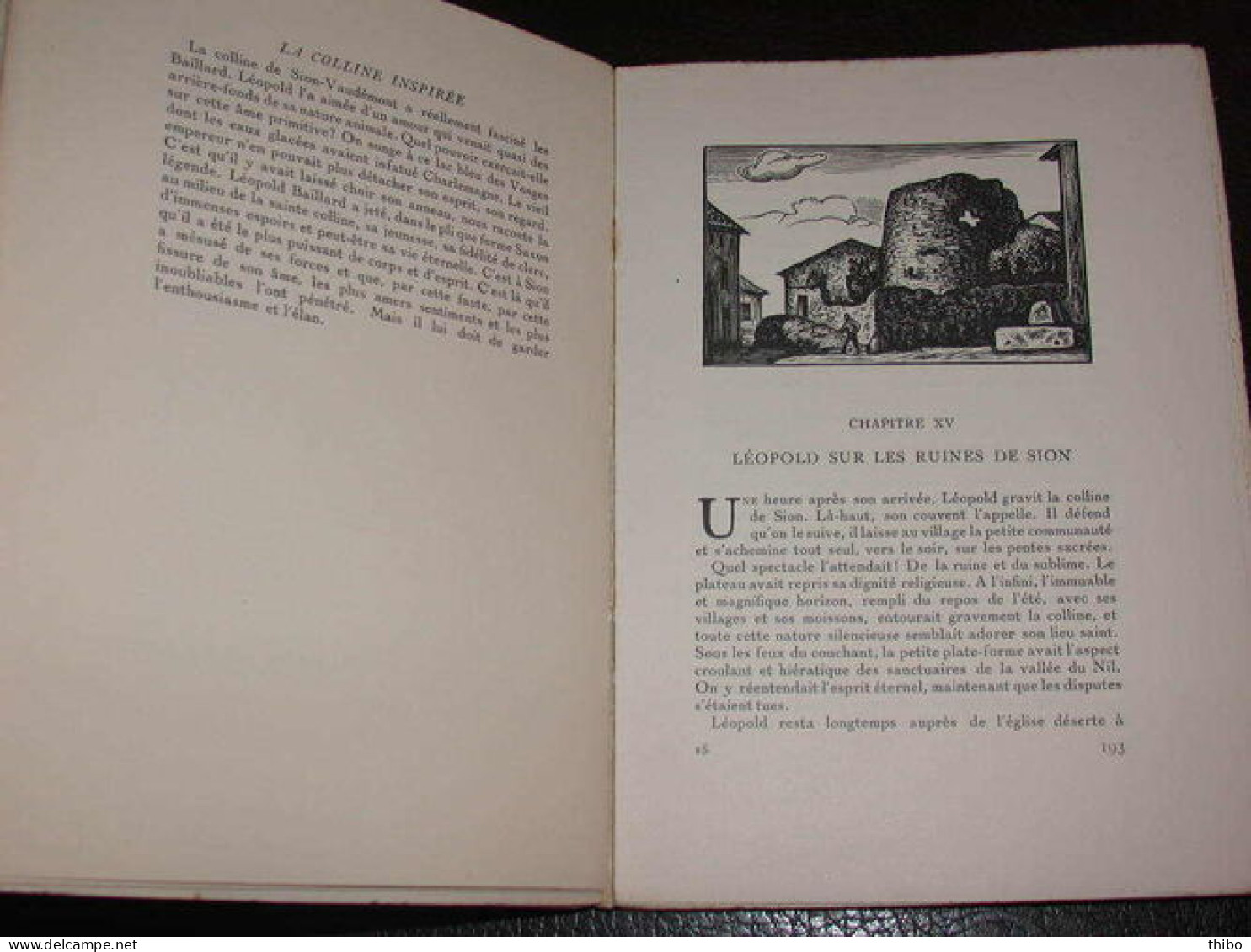 La Colline Inspirée. Edition définitive avec 21 gravures sur bois de Paul-Emile Colin