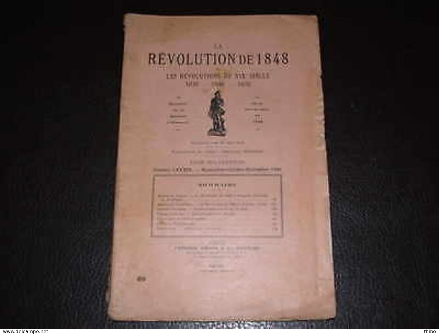 La Révolution De 1848 Et Les Révolutions Du XIXe Siècle. Tome 17ème - Numéro 89 - Septembre/Octobre/Novembre 1921 - Other & Unclassified