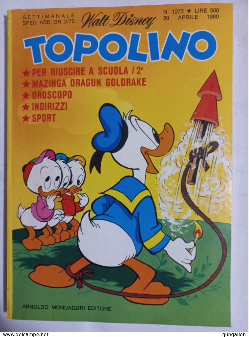 Topolino (Mondadori 1980)  N. 1273 - Disney