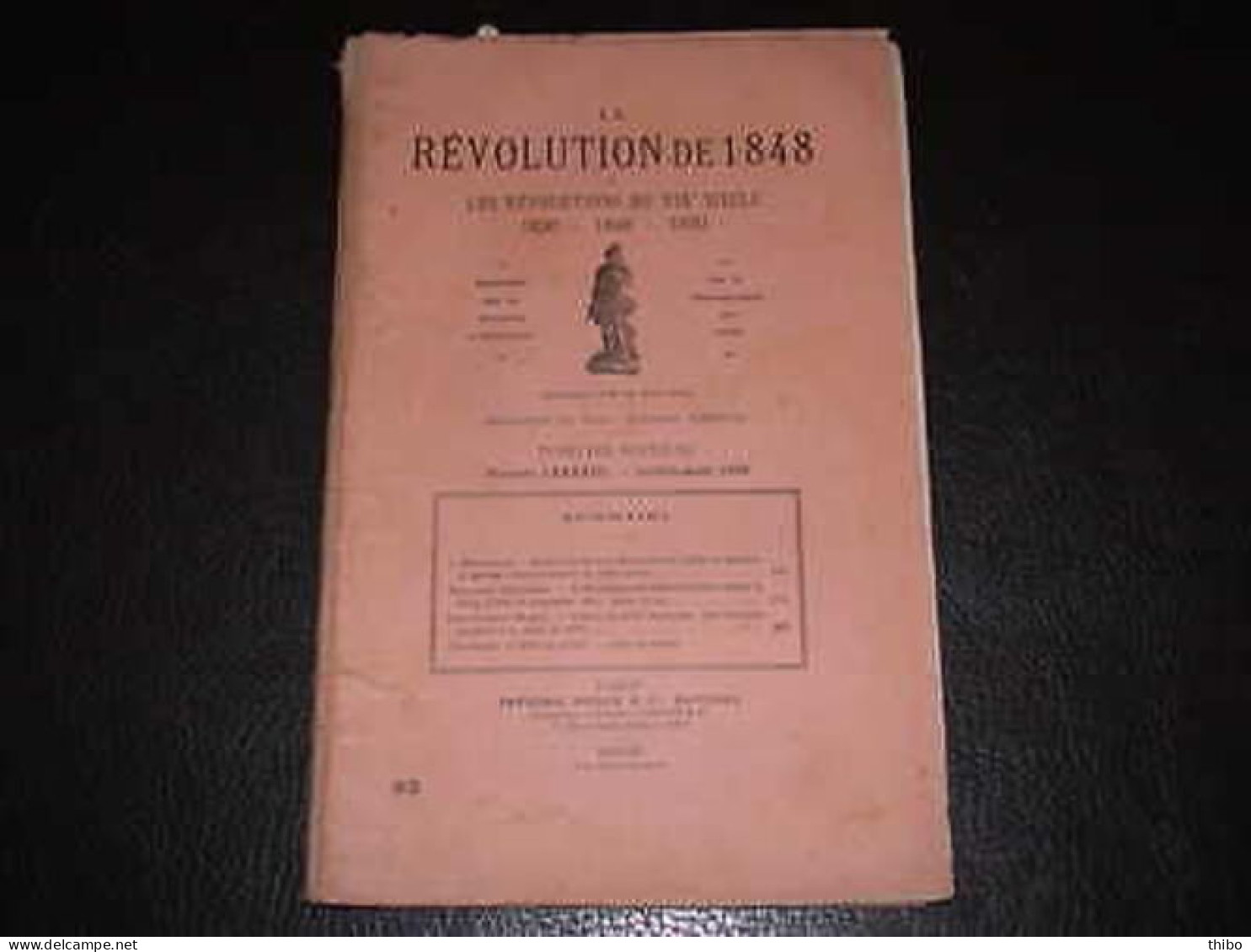 La Révolution De 1848 Et Les Révolutions Du XIXe Siècle. Tome 17ème - Numéro 93 - Juillet/Août 1922 - Autres & Non Classés