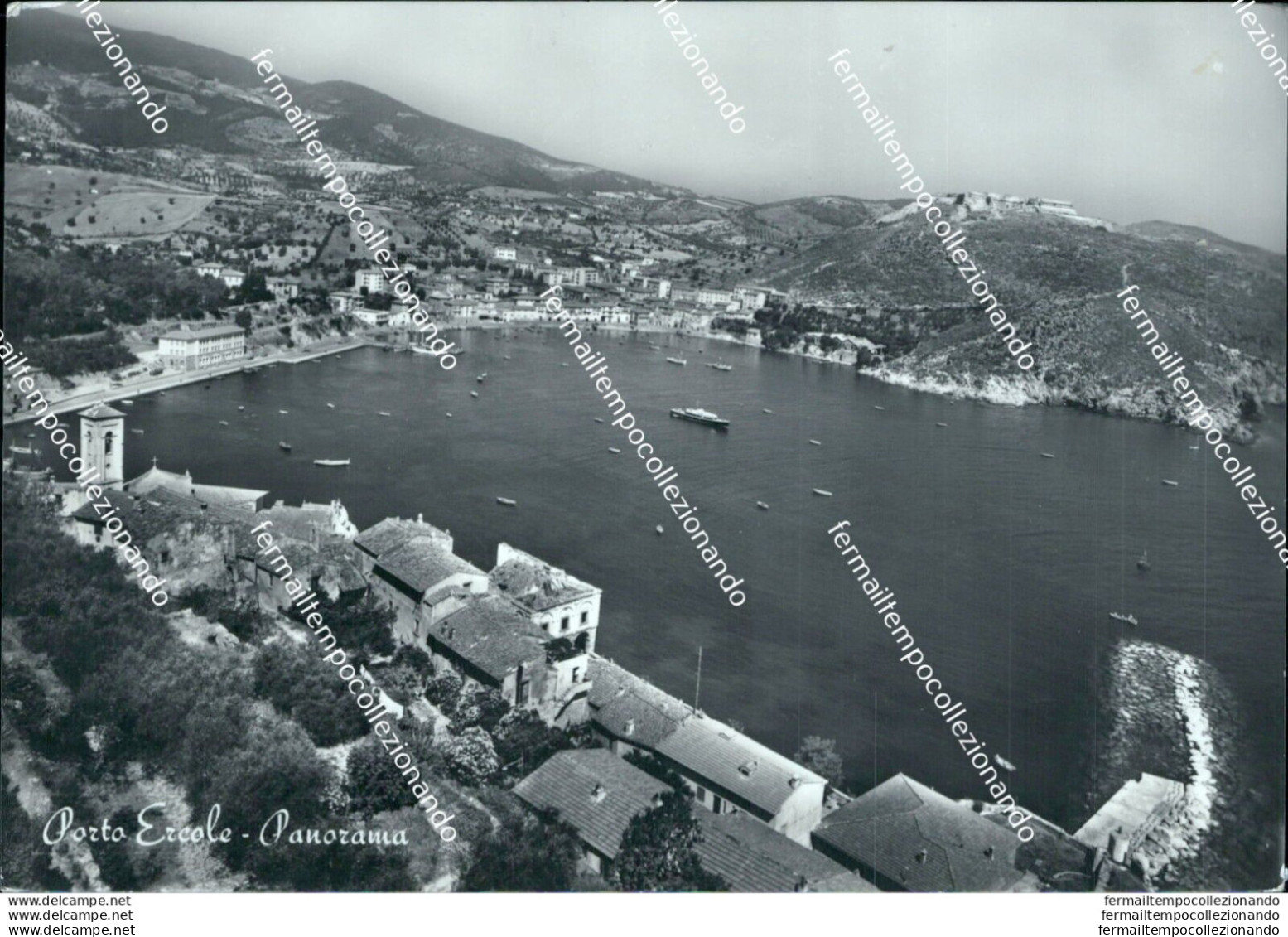 Br127 Cartolina Porto Ercole Panorama Provincia Di Grosseto Toscana - Grosseto