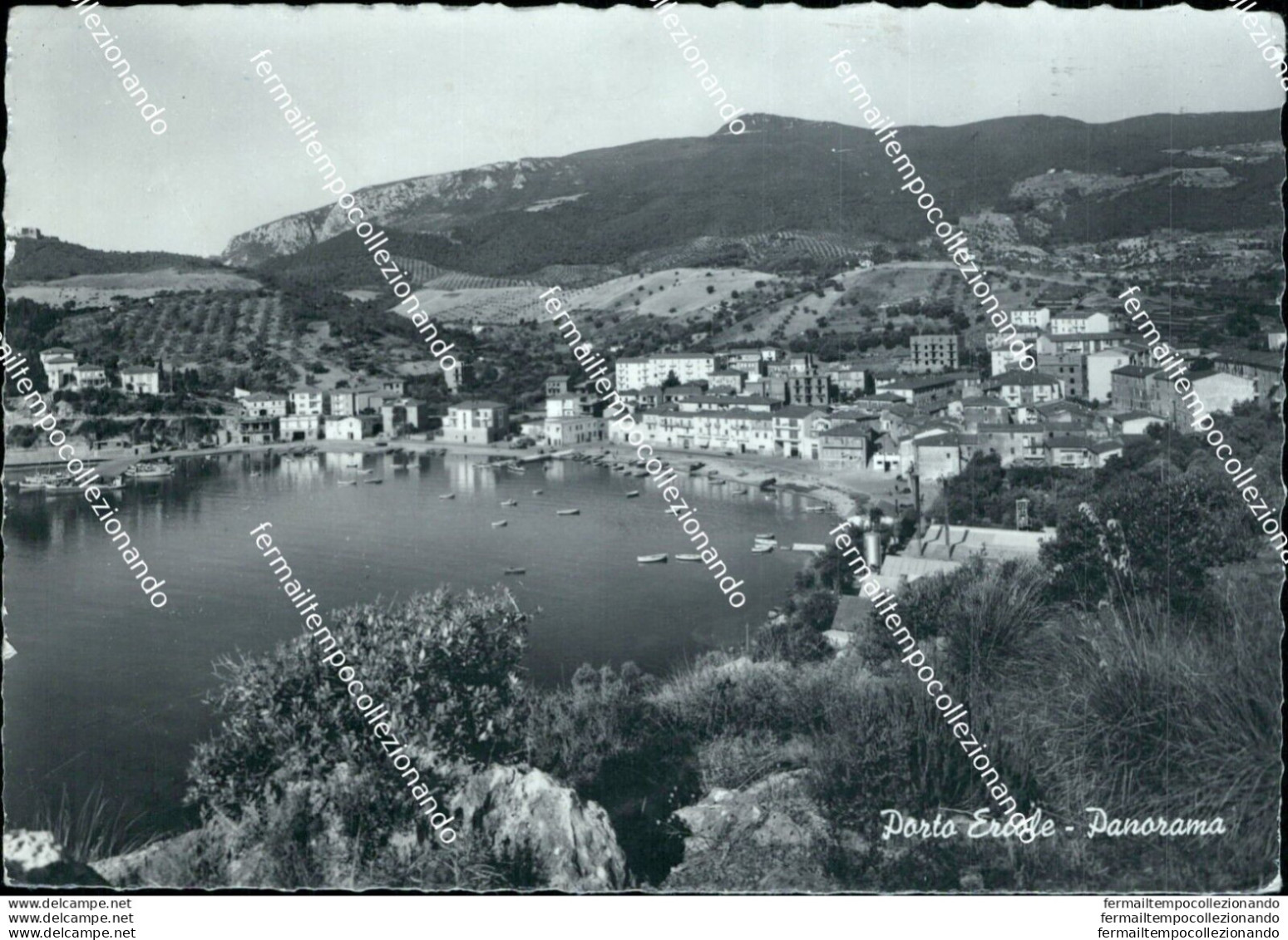 Br128 Cartolina Porto Ercole Panorama Provincia Di Grosseto Toscana - Grosseto