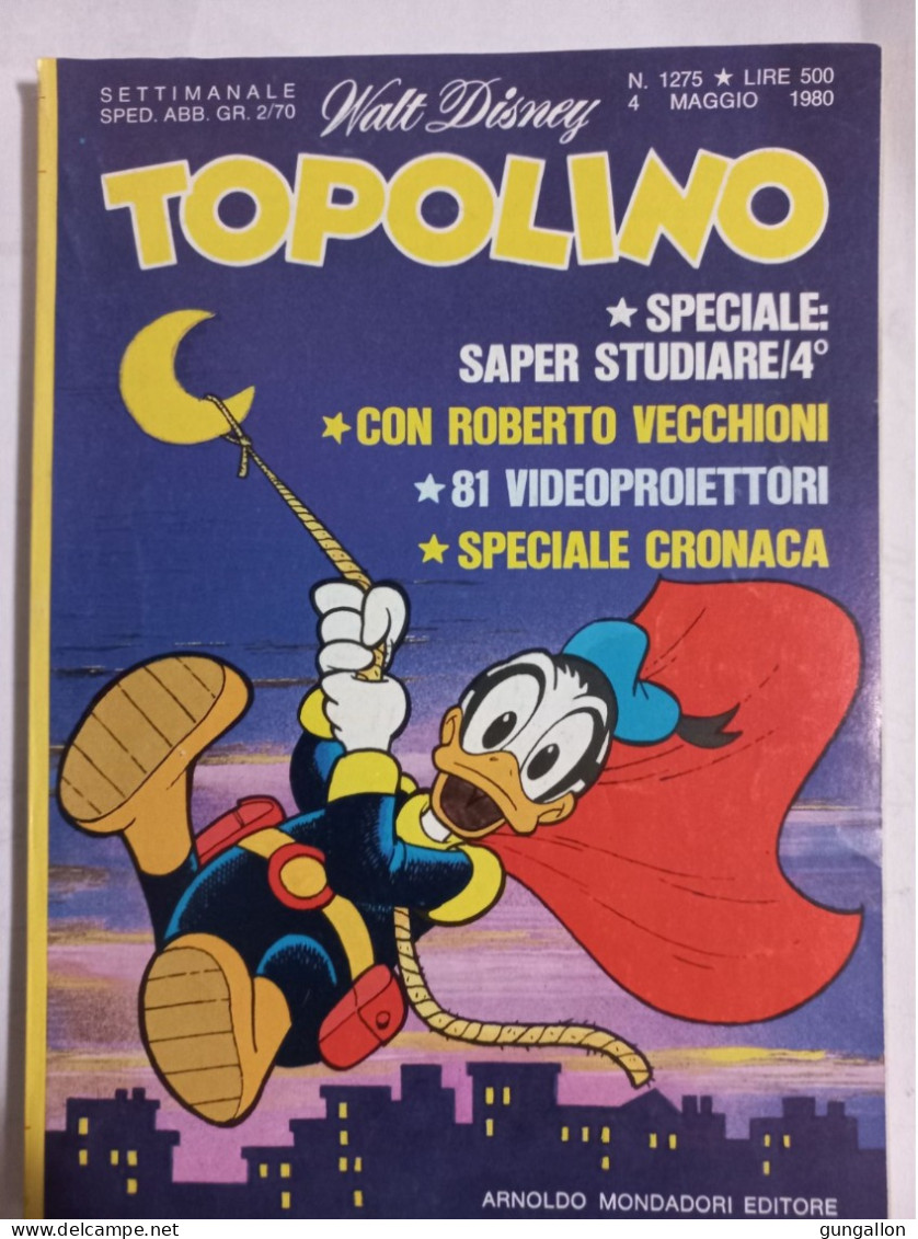 Topolino (Mondadori 1980)  N. 1275 - Disney