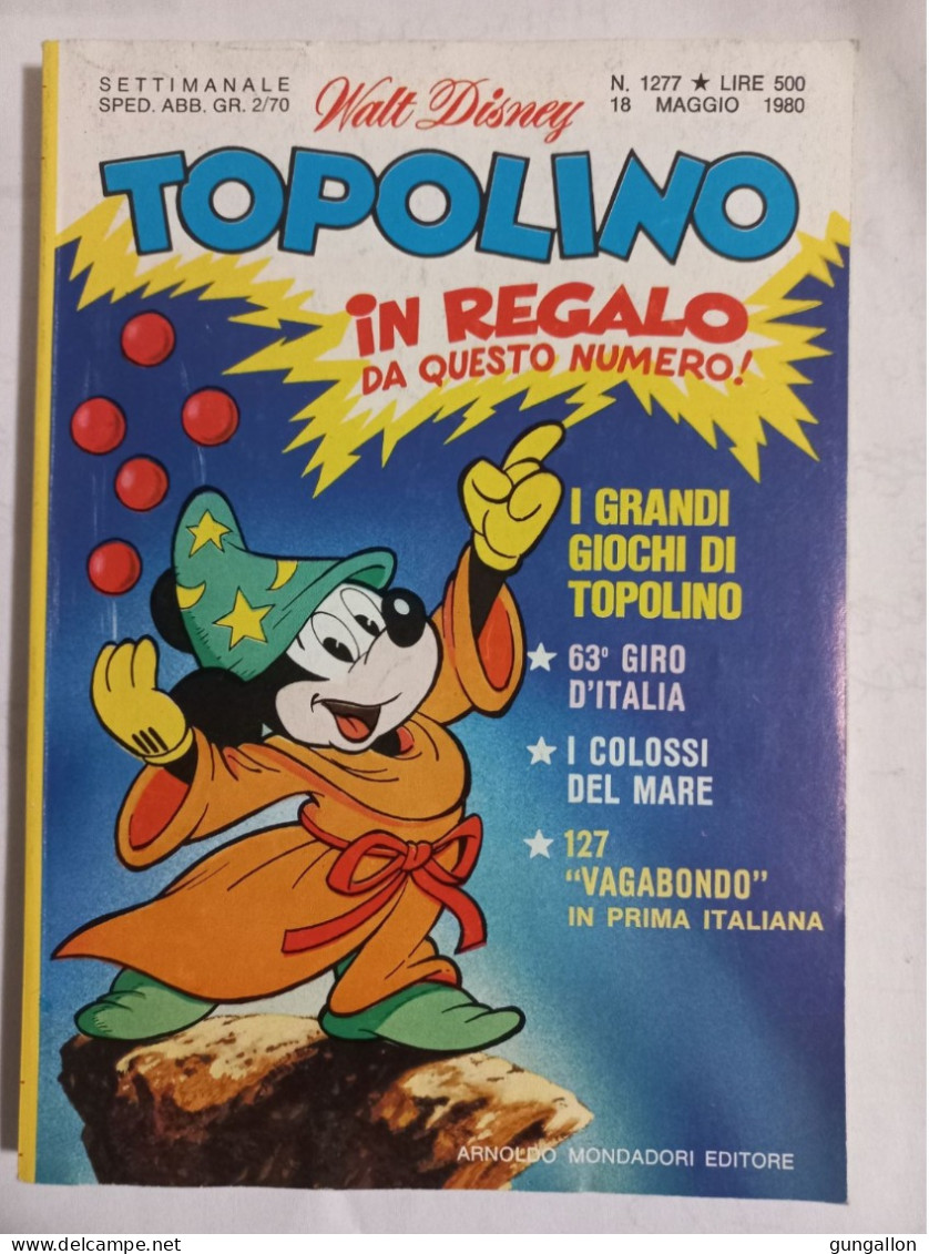 Topolino (Mondadori 1980)  N. 1277 - Disney