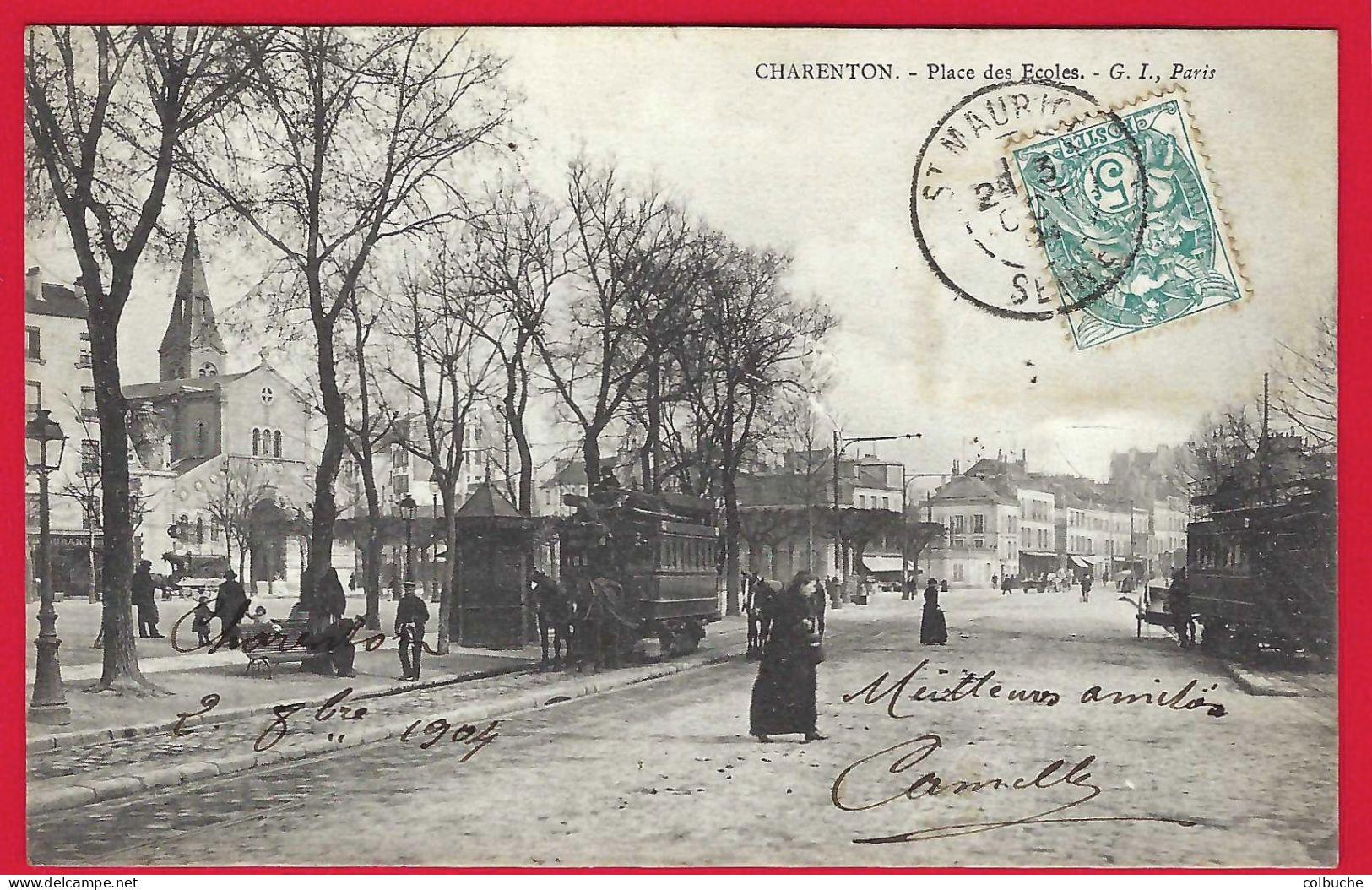 94 - CHARENTON +++  Place Des Ecoles +++ Tramway +++ - Charenton Le Pont