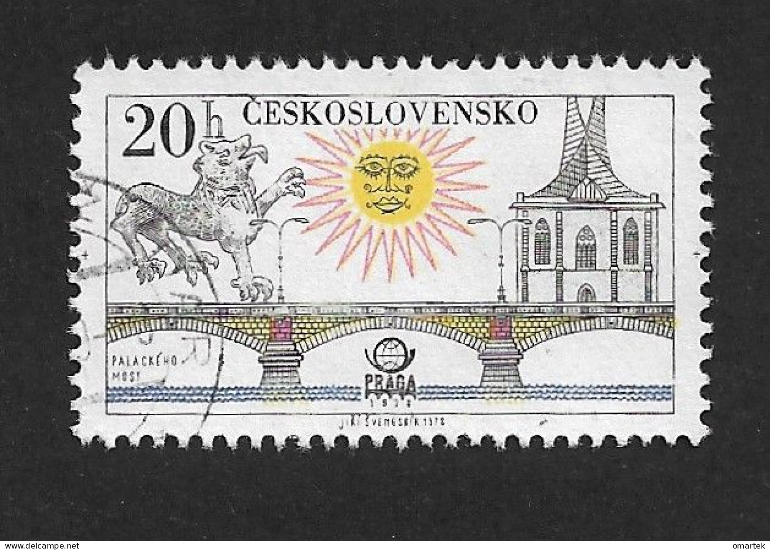 Czechoslovakia 1978 ⊙ Mi 2445 Sc 2179 Prague Bridges. Tschechoslowakei - Used Stamps