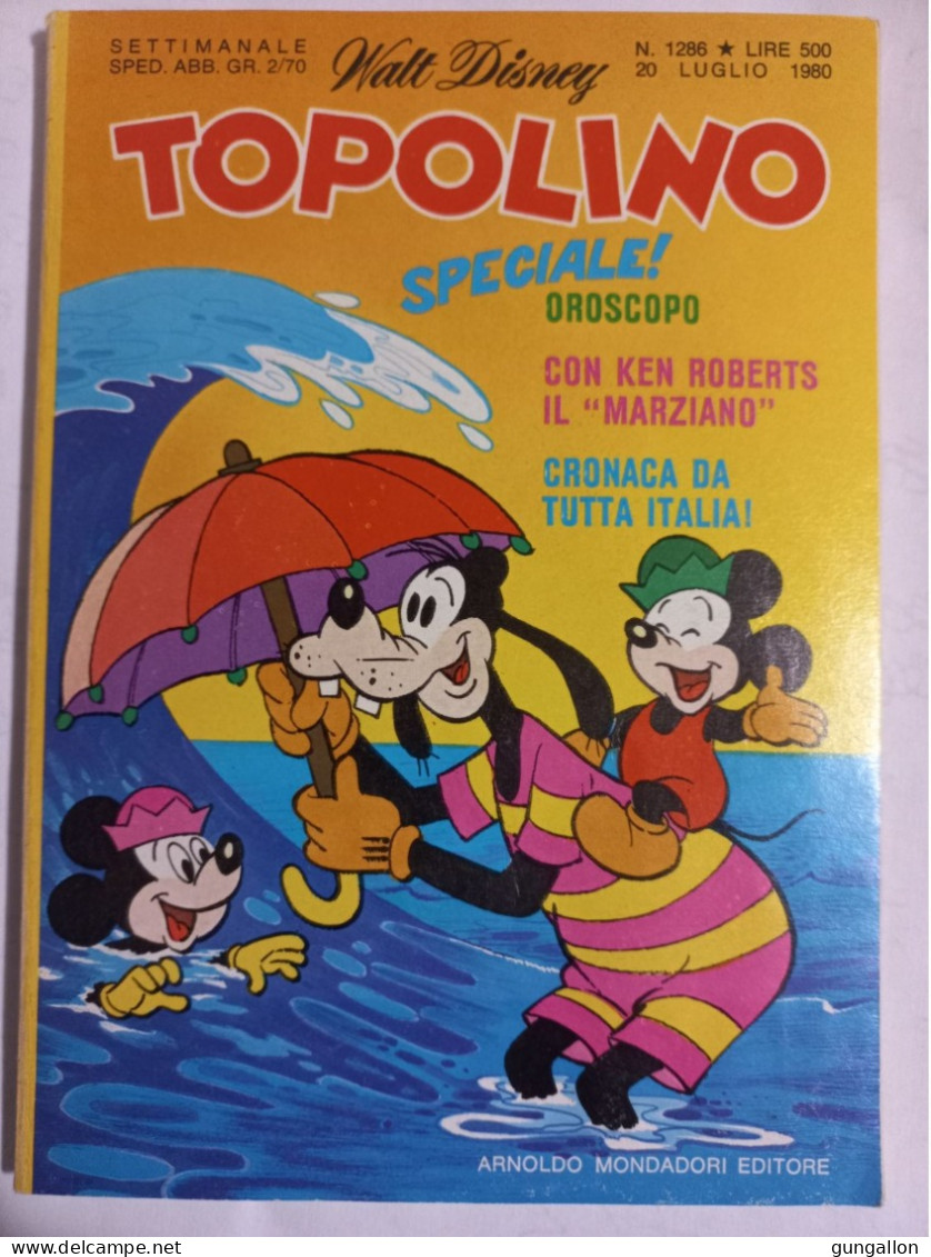 Topolino (Mondadori 1980)  N. 1286 - Disney