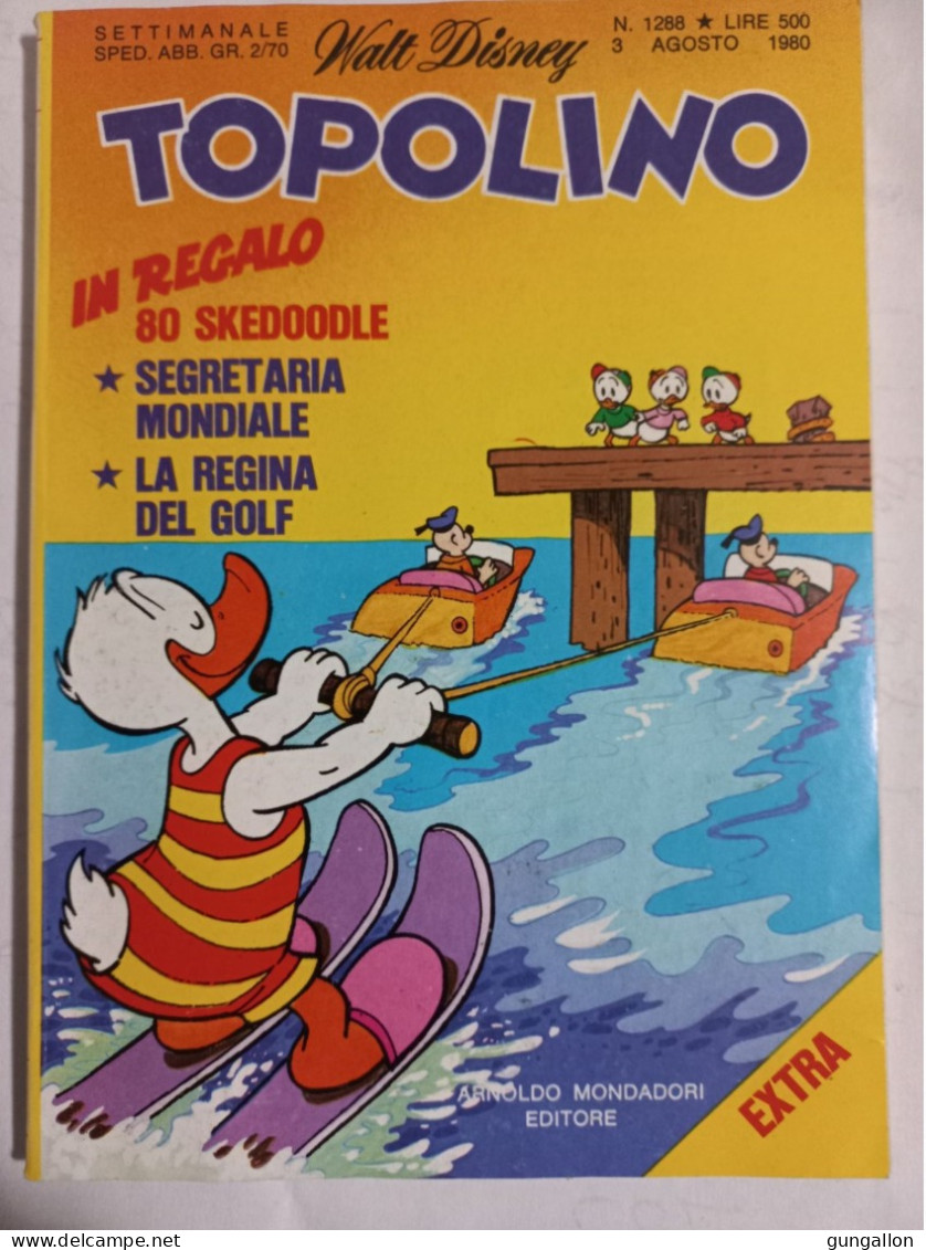 Topolino (Mondadori 1980)  N. 1288 - Disney