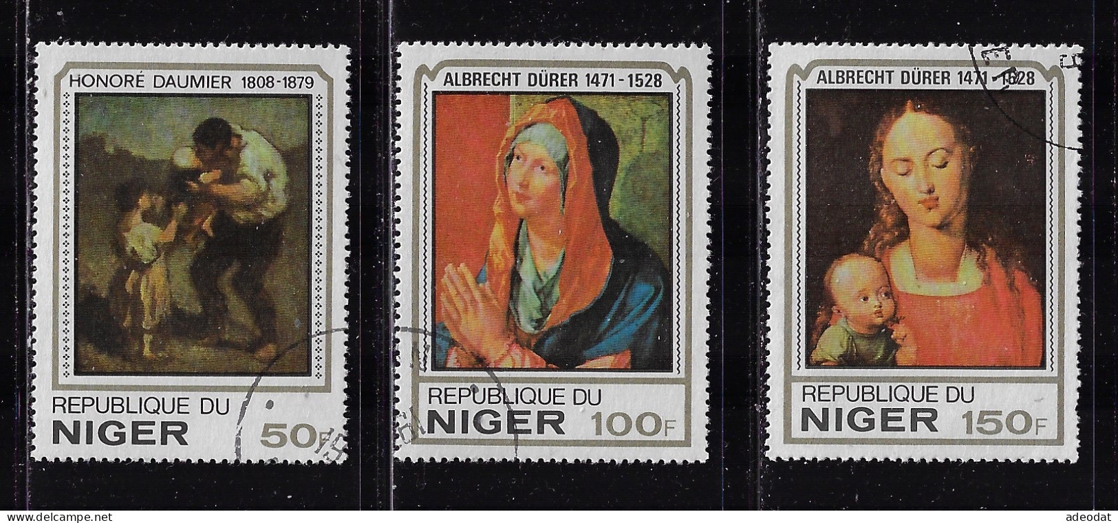 NIGER 1979  SCOTT#462-464  USED - Níger (1960-...)