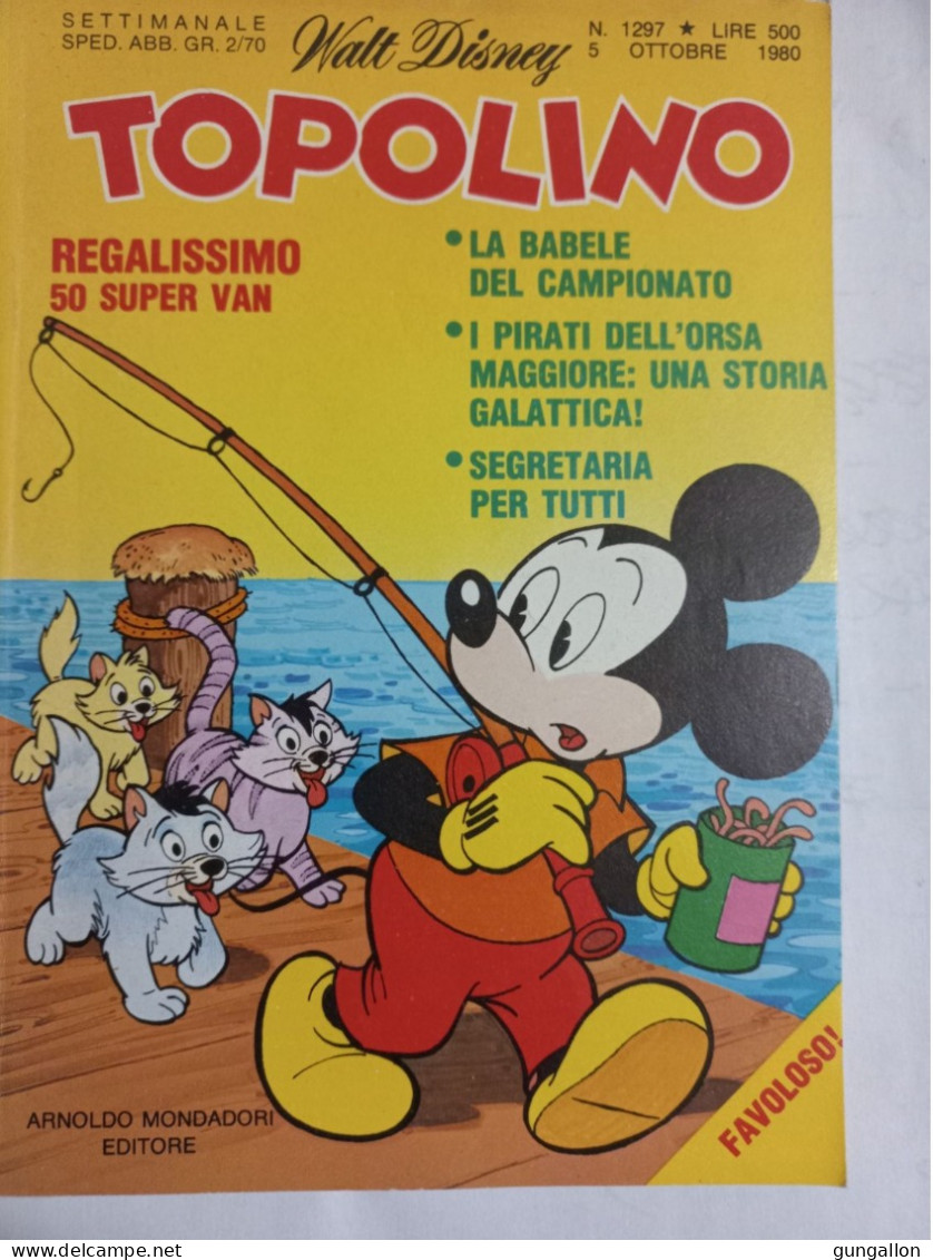 Topolino (Mondadori 1980)  N. 1297 - Disney