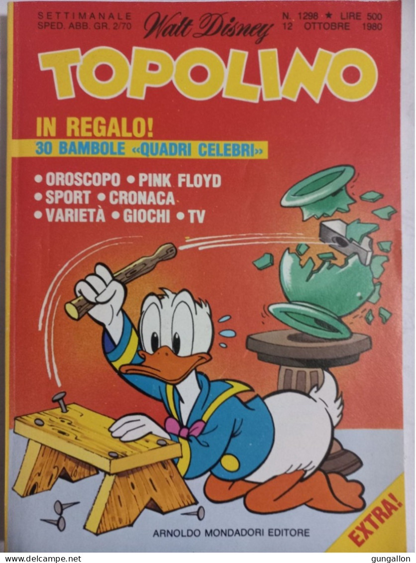 Topolino (Mondadori 1980)  N. 1298 - Disney