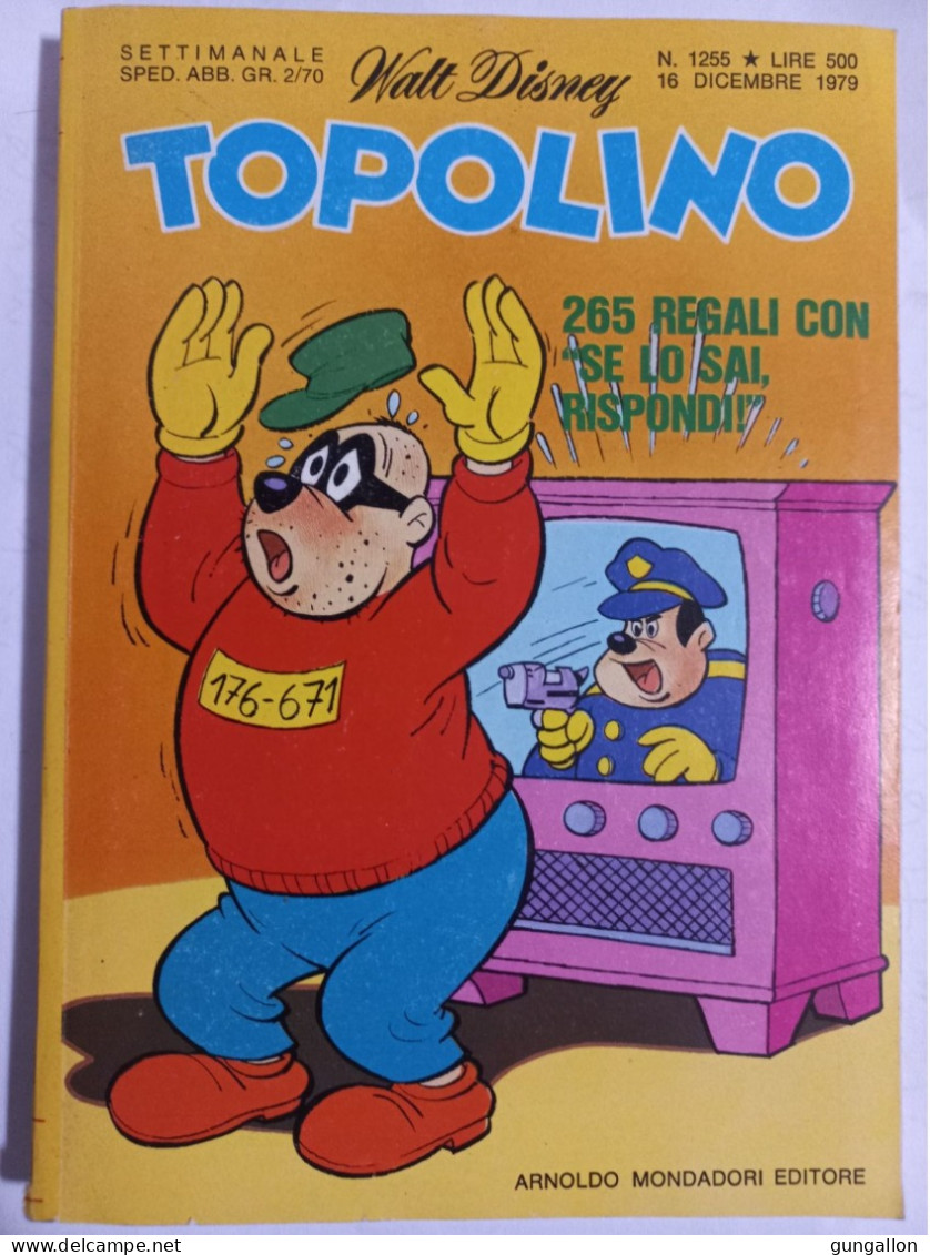 Topolino (Mondadori 1979)  N. 1255 - Disney