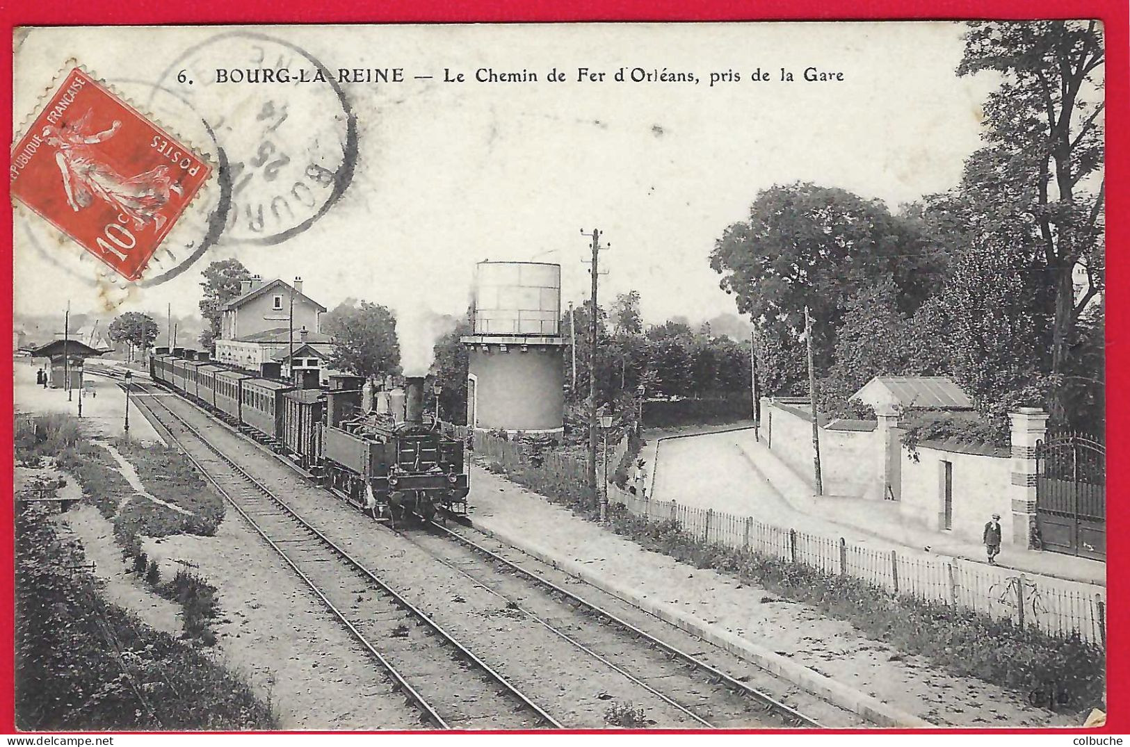 92 - BOURG-LA-REINE +++ Le Chemin De Fer D'Orléans +++ Train En Gare +++ - Bourg La Reine
