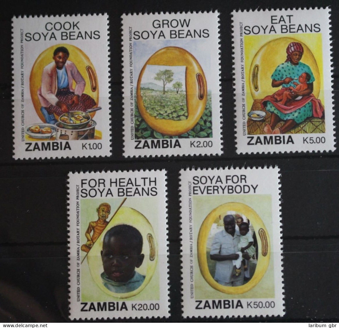 Sambia 550-554 Postfrisch #FQ206 - Nyasaland (1907-1953)