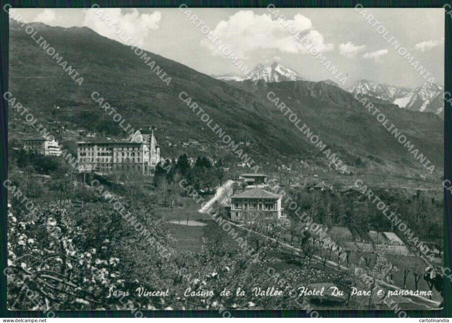 Aosta Saint Vincent Foto FG Cartolina KB1834 - Aosta