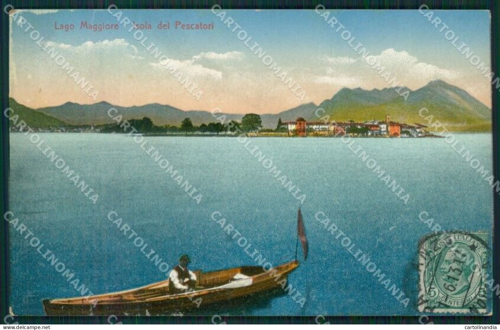 Verbania Stresa Isola Pescatori Lago Maggiore Cartolina KV4643 - Verbania